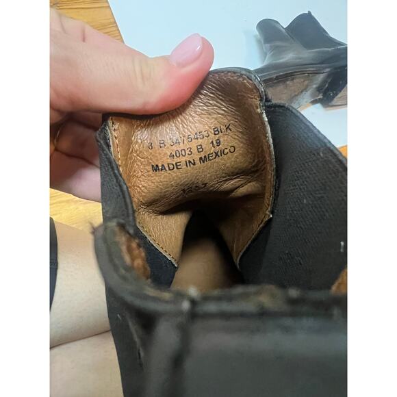 Frye Black Melissa Double Sole Chelsea Boots Women's Sz. 8 - Picture 6 of 10